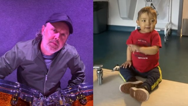 El cáncer de dos años recibió una visita virtual de Lars Ulrich de Metallica