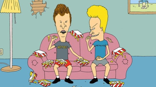 Aquí está el primer vistazo a los personajes de la caricatura “Beavis and Bath Head”, que aman el heavy metal, regresan a Paramount +
