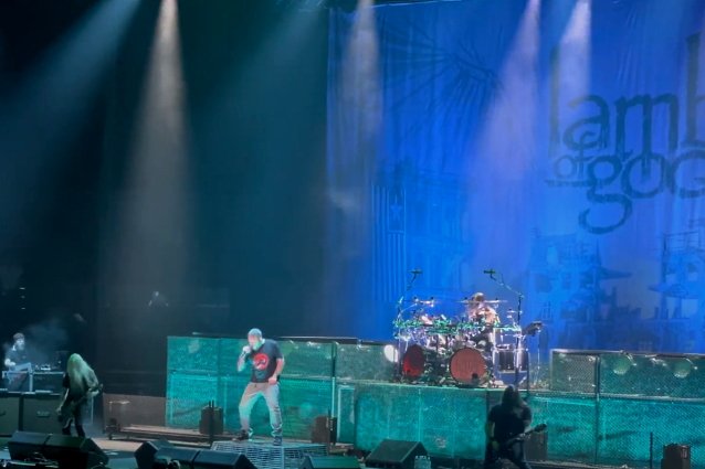 Mira a Lamb Of God actuar con cantantes invitados de Chimaira, In Flames y Trivium