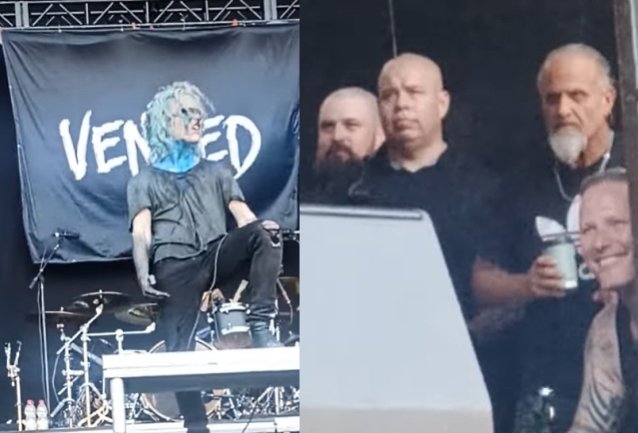 COREY TAYLOR y SHAWN CRAHAN de SLIPKNOT brillan con orgullo al ver la actuación de la banda de sus hijos VENDED (video)