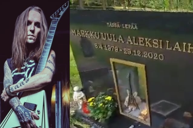 Aquí se explica cómo encontrar la tumba de ALEXI LAIHO en el cementerio Malmi de Helsinki (video)